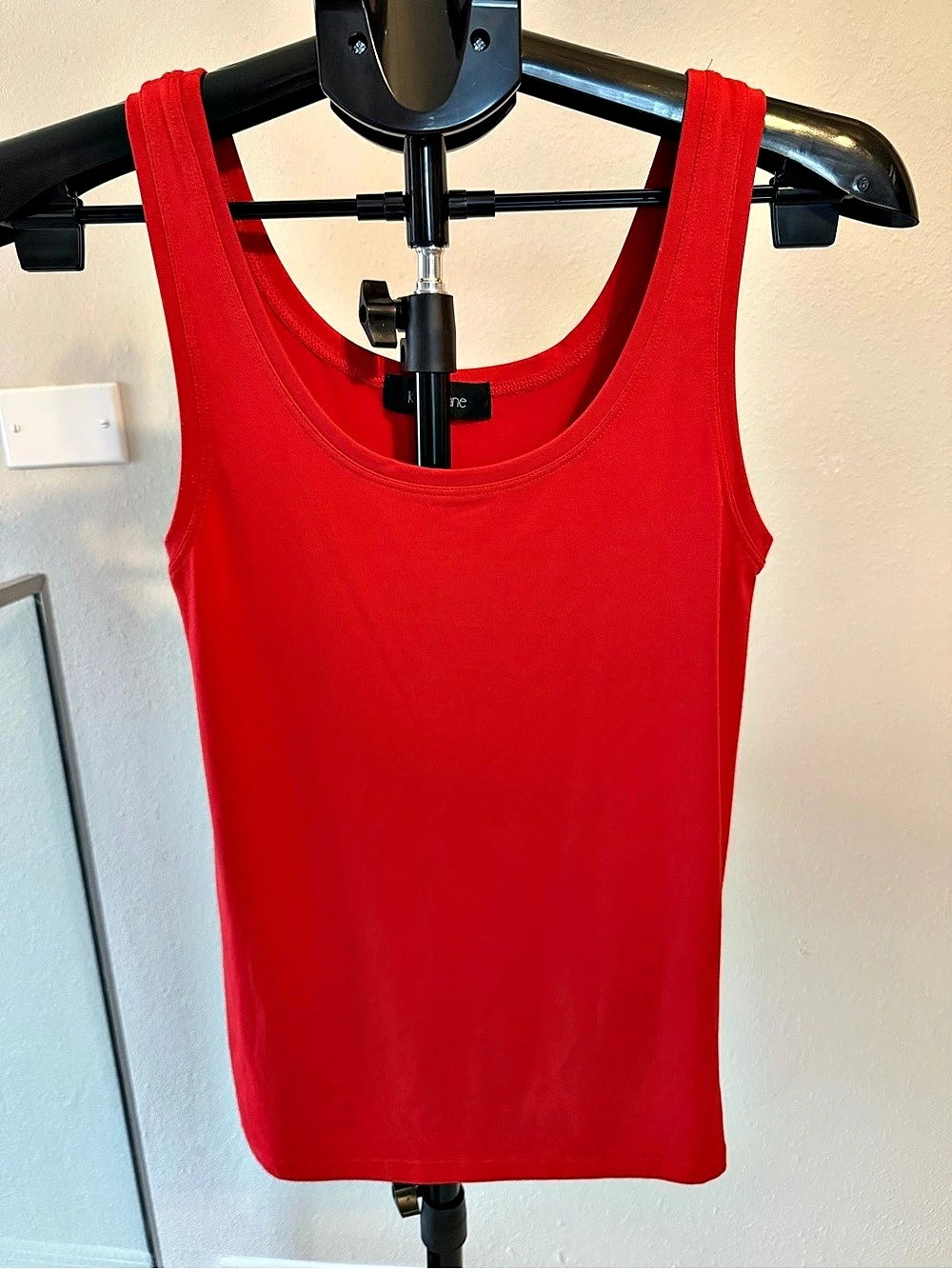 Karen Kane Red Nylon Tank Top